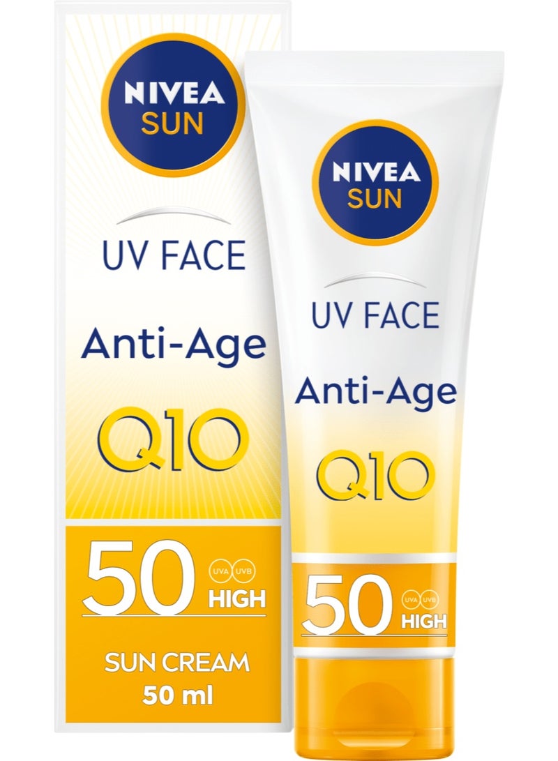 نيفيا Anti-Age Q10 Sun Cream UV Face 50 High 50ml