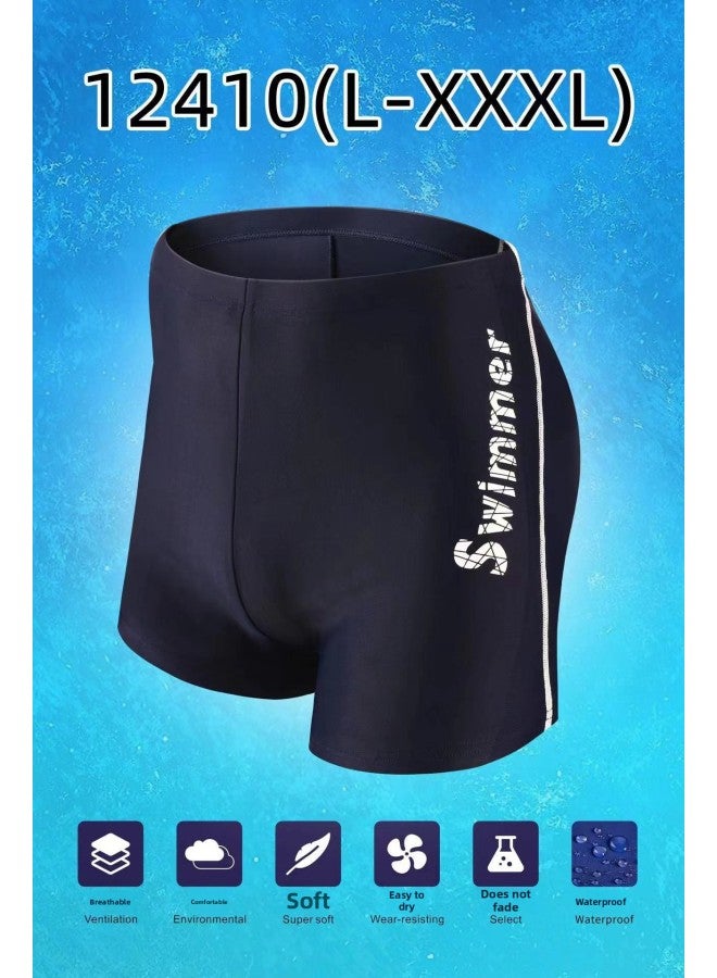 Mens Summer Swimming Trunks Blue Beach Spa Adult Swimwear - Image 1