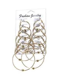 6 Pairs Alloy Earrings Set