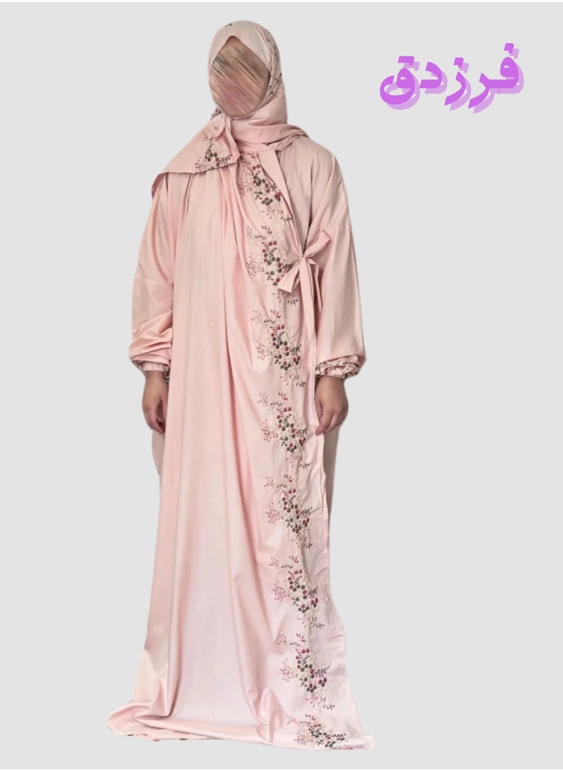 Farazdaq Wide and comfortable women's prayer sheet, excellent cold material  - Image 2