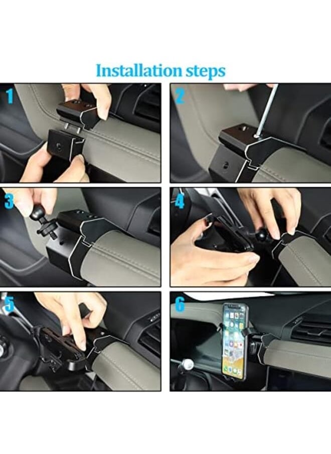 Generic - Phone Mount Fit For Land Rover Defender 110 90 2020 2022 Car Center Console Mobile Phone Holder Land Rover Defender Special Mobile Phone Holder Decorative Accessories - Image 1