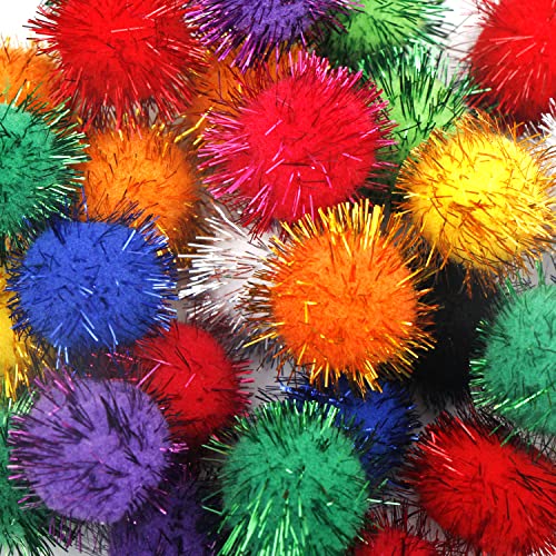 Youngever 30 Pack Sparkle Balls - Interactive Cat & Kitten Toys - Image 1