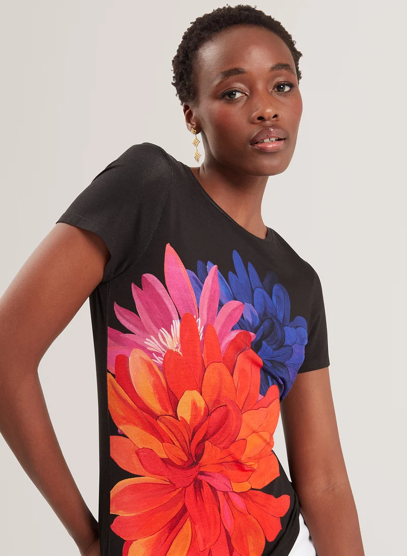 Ted Baker Floral Print T-Shirt