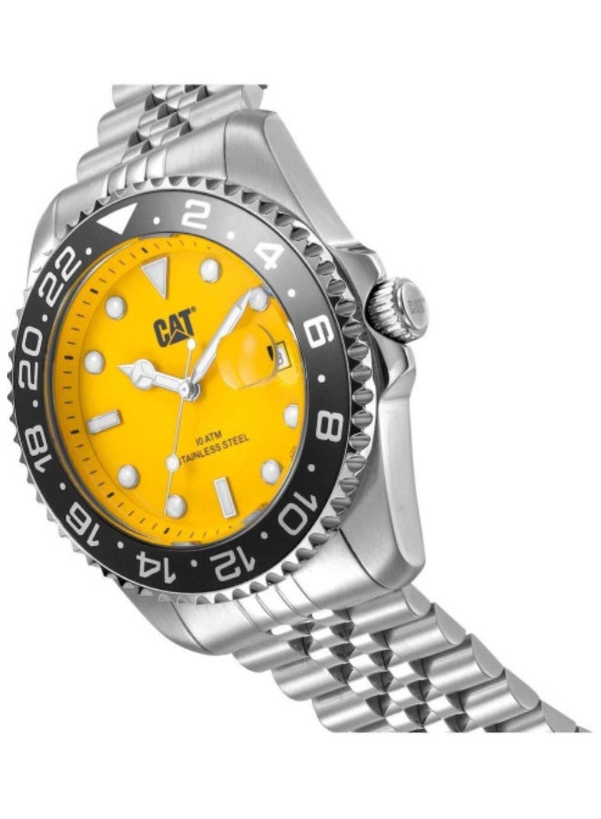 CAT R-Type Yellow Dial Men's Watch AO.141.11.727 - Image 3