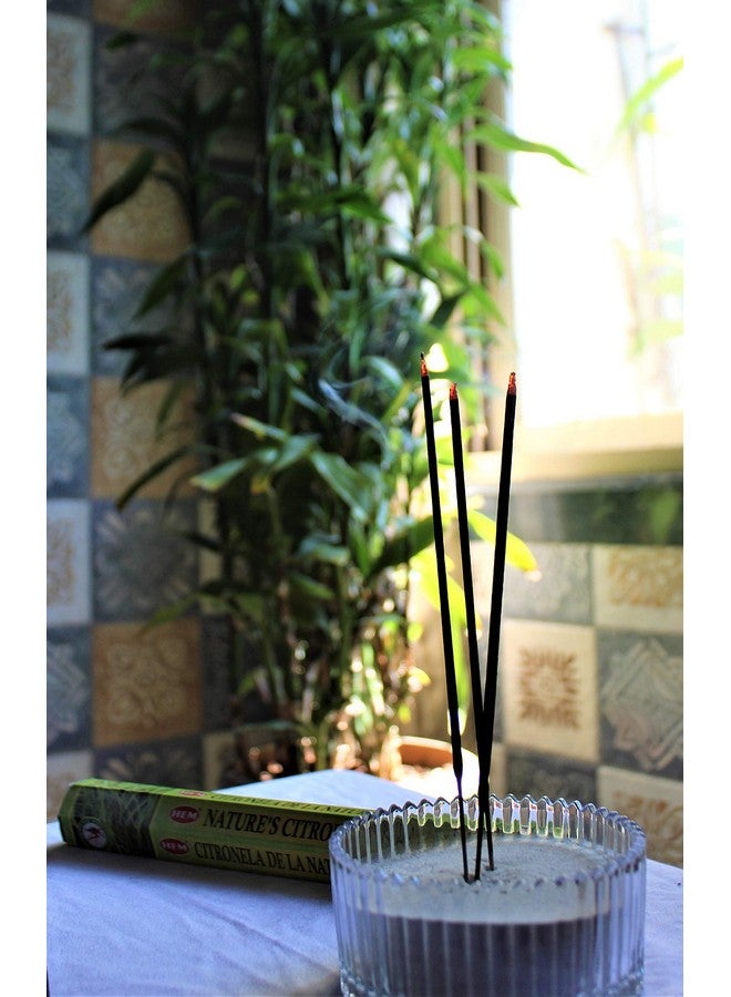 HEM Nature's Citronella Incense Sticks | Agarbatti for Home Freshness & Positive Energy | Pooja Item for Home | Anti- Mosquito | Burning Time - 35-40 Minutes |120 Sticks (Handcrafted & Low Smoke) - Image 3