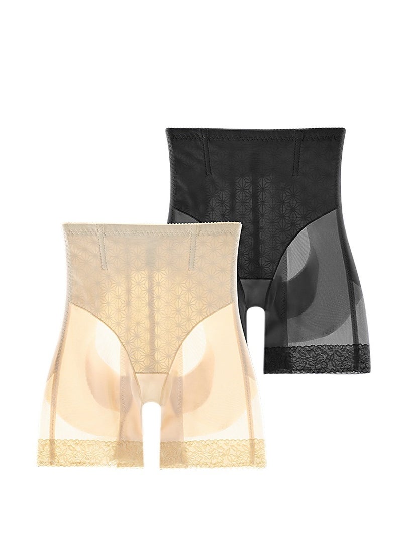 KUYING High Waisted Anti Glare Postpartum Waist Cinching And Hip Lifting Safety Pants For Body Shaping Set Of 2 - Image 1