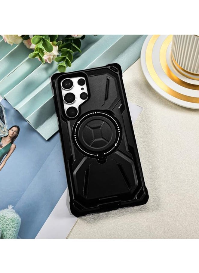 General - Samsung Galaxy S23 Ultra/S23 Plus/S23 MagSafe Double Layer Double Layer Invisible Magnetic Armor Case with High Quality Podium Features Strong, tough, shockproof protective case with loops - Image 1