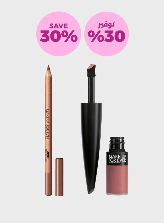 MAKE UP FOR EVER Duo Lip Kit Gift Set