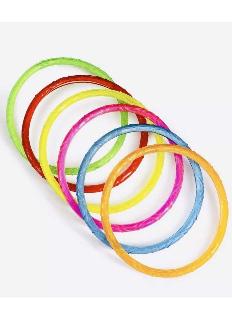 Play Day Sparkly Dive Ring Set 6 Pcs  - Image 5