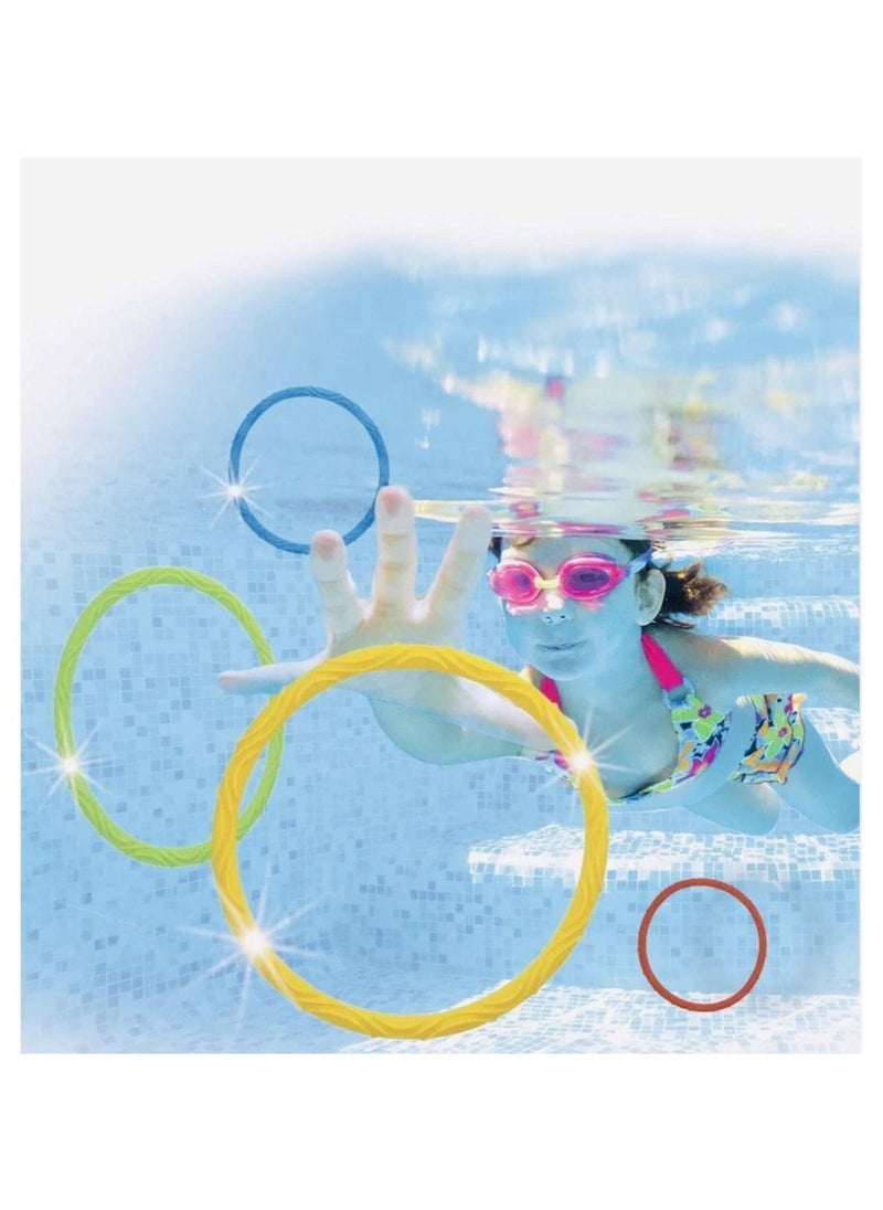 Play Day Sparkly Dive Ring Set 6 Pcs  - Image 4