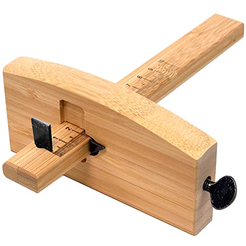 KAKURI Wood Marking Gauge Woodworking Tool 4.75" / 120mm, Japanese Wood Scribe Tool KEBIKI Carpentry Wood Scriber, Made in JAPAN - Image 1