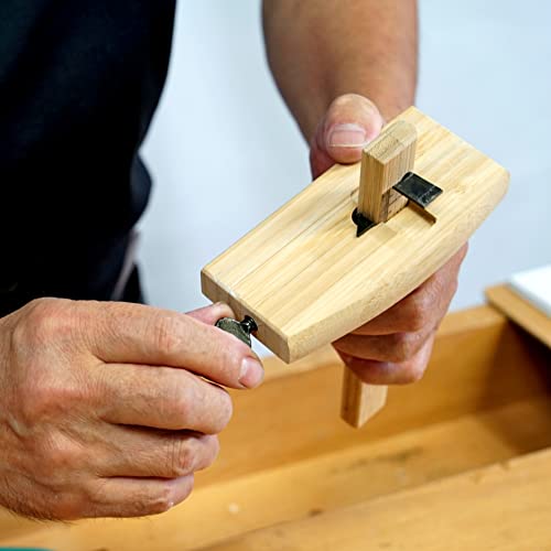 KAKURI Wood Marking Gauge Woodworking Tool 4.75" / 120mm, Japanese Wood Scribe Tool KEBIKI Carpentry Wood Scriber, Made in JAPAN - Image 4