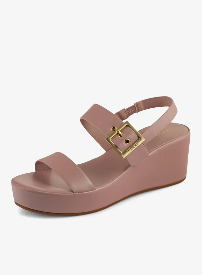 فينتشي صنادل نسائية حزام الكاحل إسفين