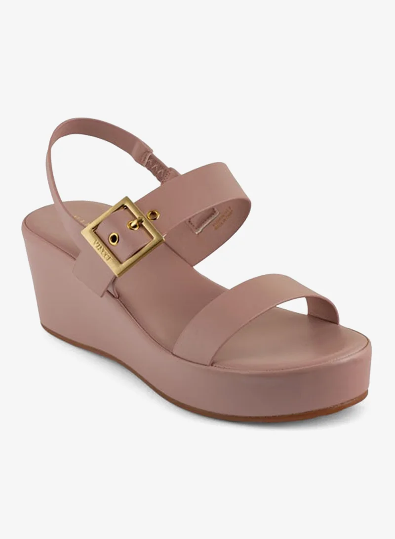 فينتشي صنادل نسائية حزام الكاحل إسفين