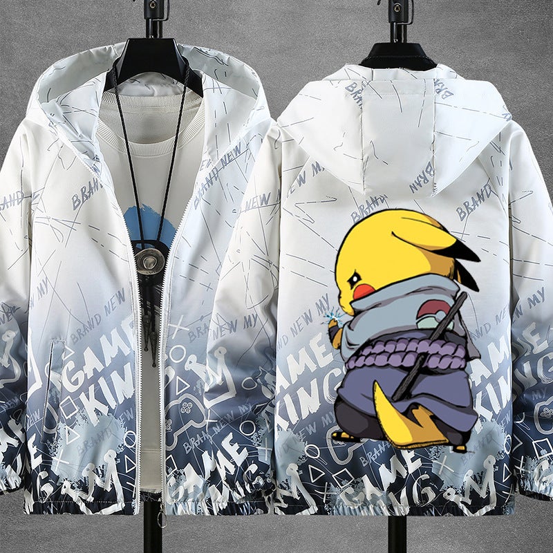 Jacket Boys' Trendy Handsome New Style Middle And Large Children'S Top Junior Senior High School Student Boys Thin Chubby Children'S Jacket - Image 1