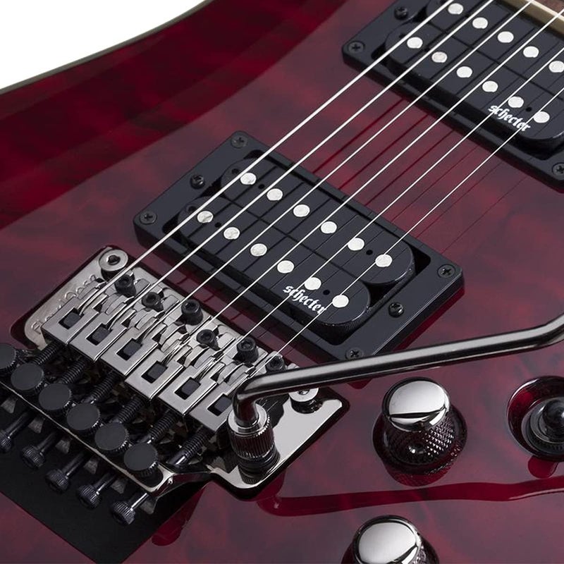 Schecter Omen Extreme-6 Electric Guitar - Black Cherry - Image 3
