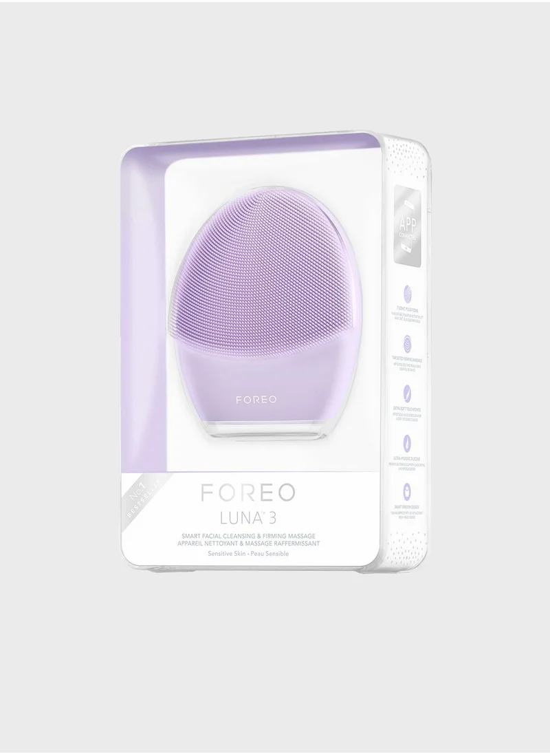 FOREO LUNA 3 Facial Cleansing Brush For Sensitive Skin