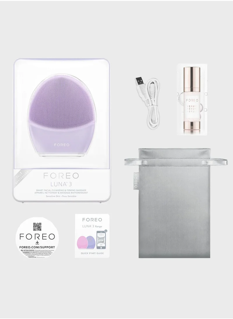 FOREO LUNA 3 Facial Cleansing Brush For Sensitive Skin