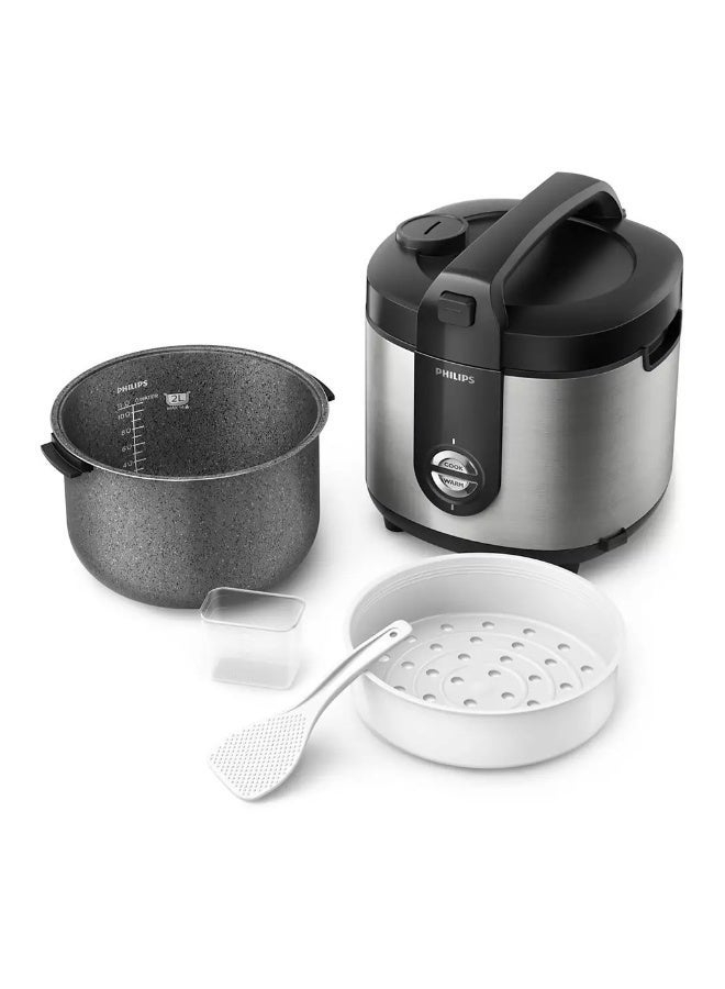 PHILIP PHILIPS Premium 3000 Series Rice and Multi Cooker HD3138/62 – 5-in-1 Multifunctional Cooker with Advanced Fuzzy Logic, Perfect Rice Cooking, Slow Cook, Steam, Sauté, and Keep Warm Functions, Easy-to-Clean Non-Stick Pot, Digital Display, 1.2L Capacity - Image 3