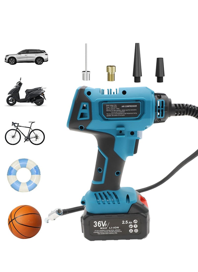 BOSS LIFE STYLE BOSS LIFE STYLE Cordless Air Compressor - Wireless Inflation for Car Tires, Sports Equipment, Airbeds, Sofas, and More  - Image 2