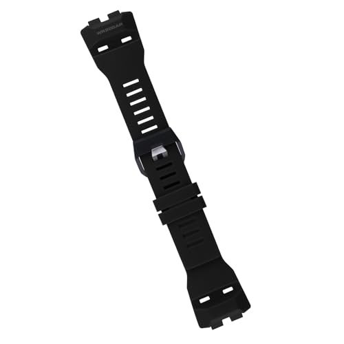 XIW Compatible for Casio GBD-100 GBD-100SM GBD100 Resin Watch Band Replacement for men Wirstband Strap women Bracelet (Black Band) - Image 4