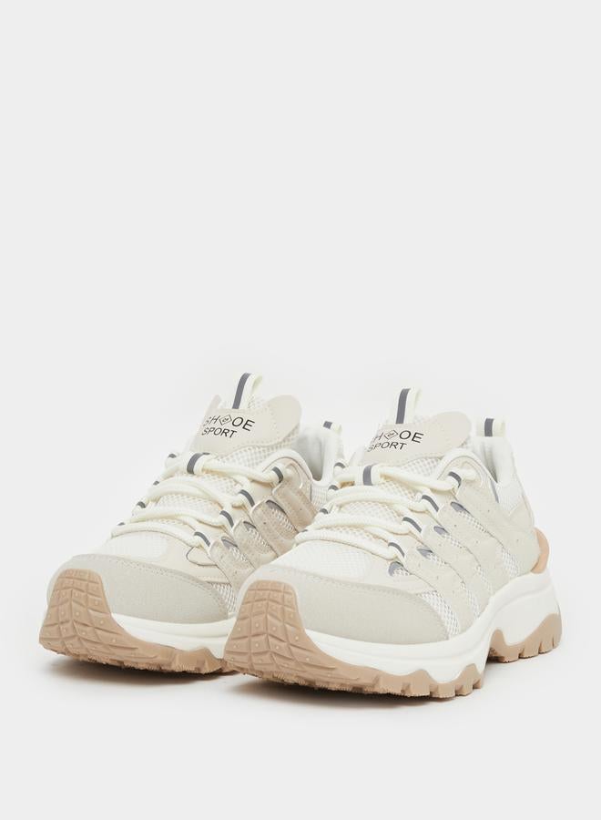 Styli Chunky Sole Lace Up Sneakers  - Image 2