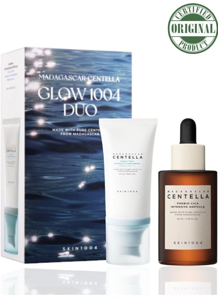 SKIN1004 Dull & Dehydrated Skin – SKIN1004 Madagascar Centella Glow 1004 Duo for Brightening, Hydration & Barrier Repair mlml - Image 2