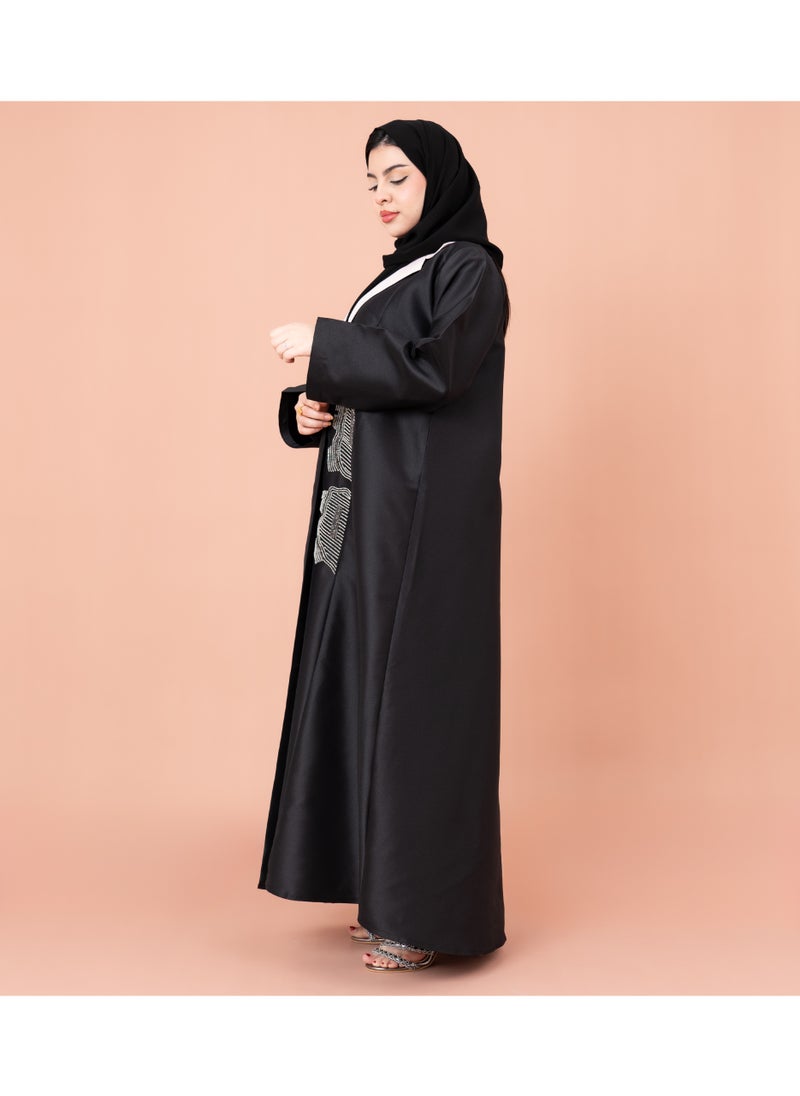 IKKXA Blazer Embroidered Abaya  - Image 3