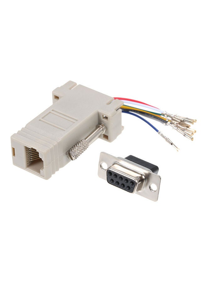 NIBEMINENT RH45 Female To DB 9Pin Connector White/Red/Blue  - Image 4