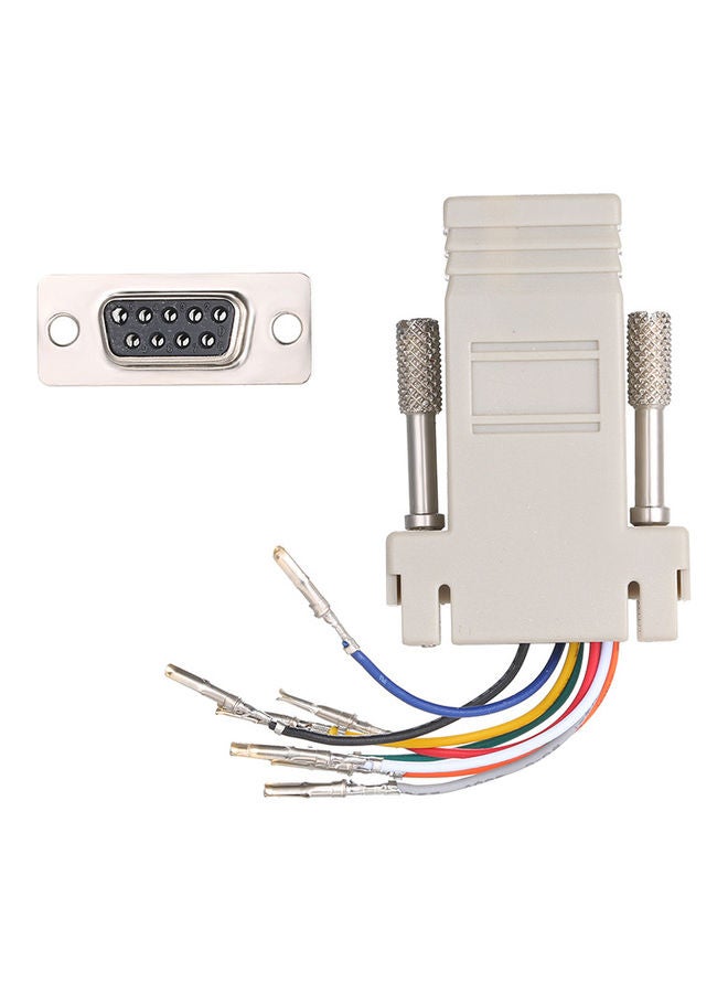 NIBEMINENT RH45 Female To DB 9Pin Connector White/Red/Blue  - Image 5