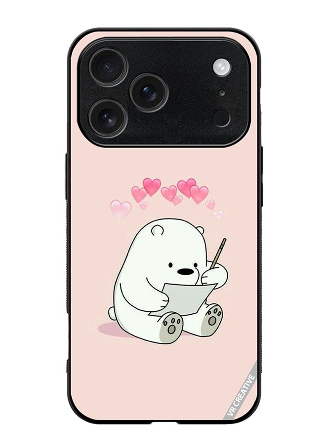 VR CREATIVE Protective Case Cover For Apple iPhone 17 Pro Max Cute Teddy Design Multicolour