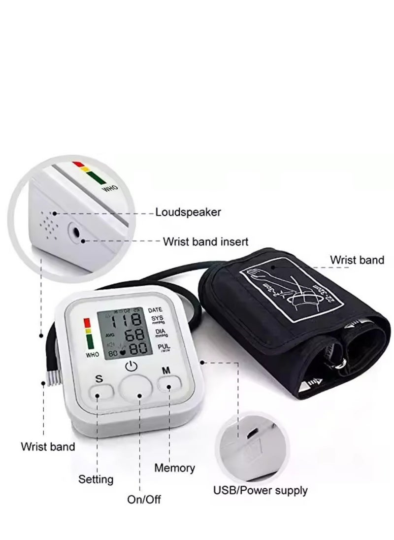 Iscale Digital Blood Pressure Monitor with LCD Display and Voice Function  - Image 4
