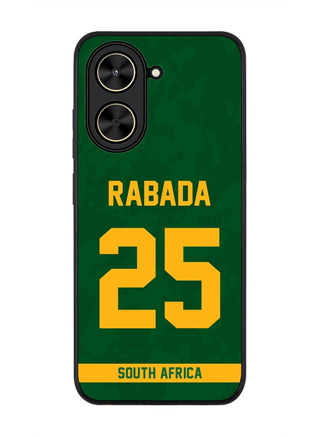Stylizedd For Xiaomi Poco C71 / Redmi A5 4G Case,Slim fit Camera Protection, Shockproof Thin Phone cover  - South Africa Kagiso Rabada, Jersey No 25