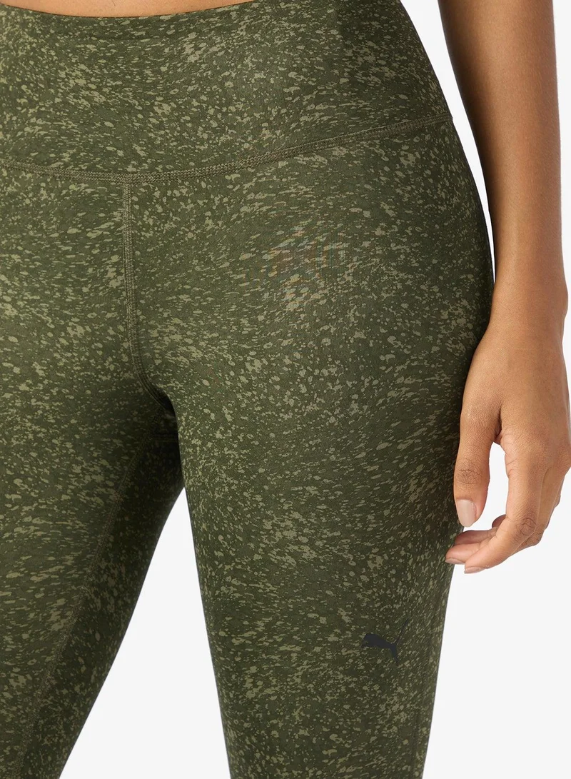 PUMA olive camo W TAD ESSENTIAL PEBBLE TIGHT Women for Women | Best Price UAE