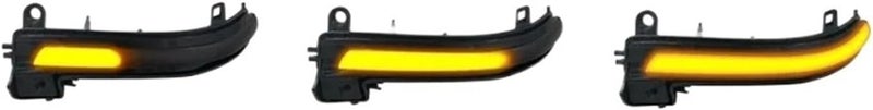 Yellow Dynamic Sequential LED Turn Signal Side Mirror Light Compatible for BMW 1 2 3 4 Series - Image 1