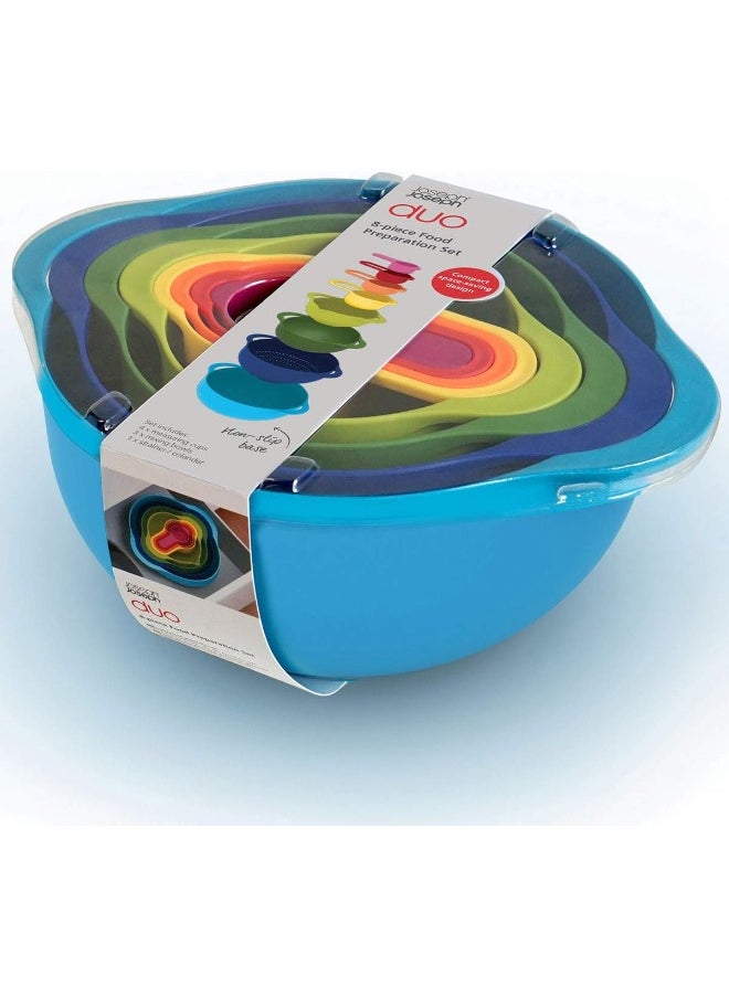 Joseph Joseph Joseph Joseph DuoFood Preparation Set 8 Pieces  Multicolour  - Image 3