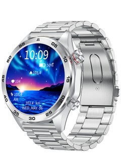 RollsTimi  Men's Bluetooth Smartwatch, 1.52 Inch Full Screen Touch, Sleep Heart Rate Monitoring And Sports Waterproof, Support Multiple Sports Modes And Multiple Language Settings, I118 Silver  - Image 1