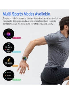 RollsTimi  Men's Bluetooth Smartwatch, 1.52 Inch Full Screen Touch, Sleep Heart Rate Monitoring And Sports Waterproof, Support Multiple Sports Modes And Multiple Language Settings, I118 Silver  - Image 5