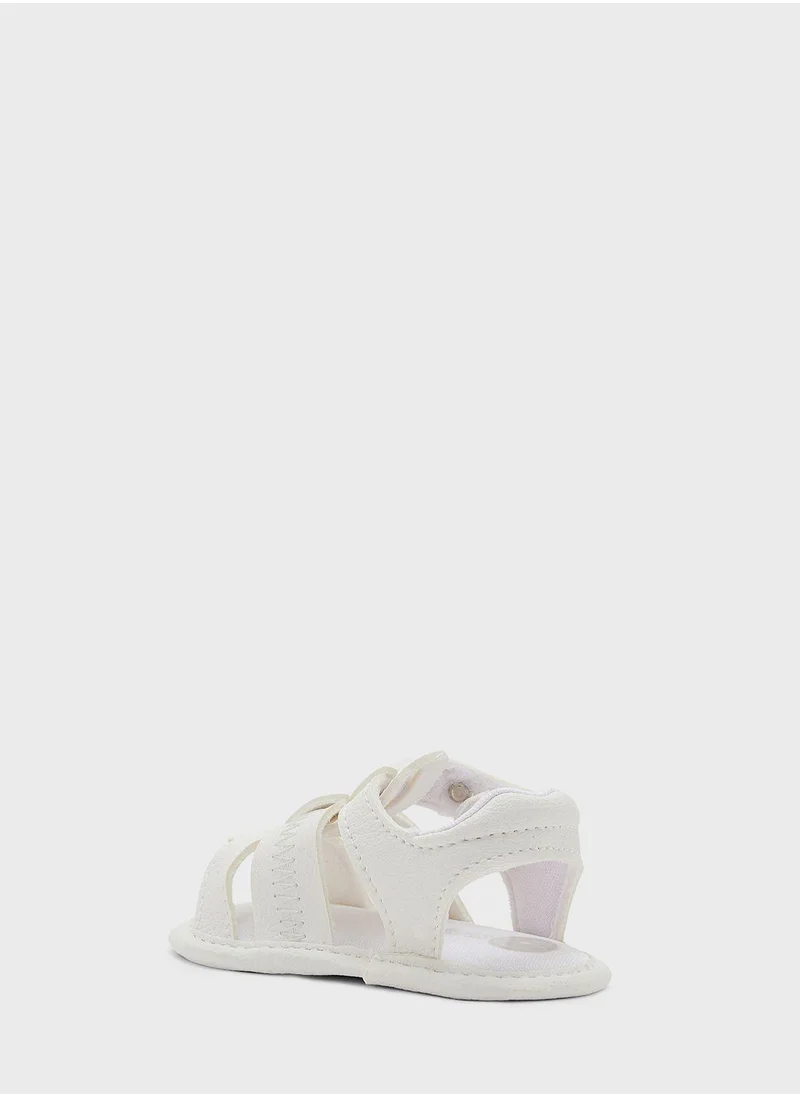 Klin Kids Logo Velcro Sandals
