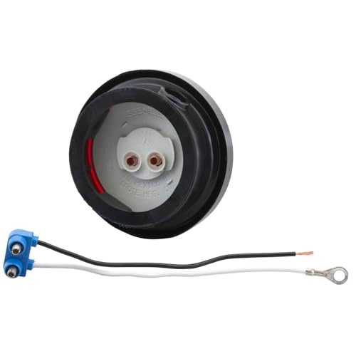 Grote ضوء علامة تخفيض دائري أحمر Grote 45042 بحجم 2 1/2" (عدسة بصرية، مجموعة (45812 + 91400 + 67050)) - Image 2