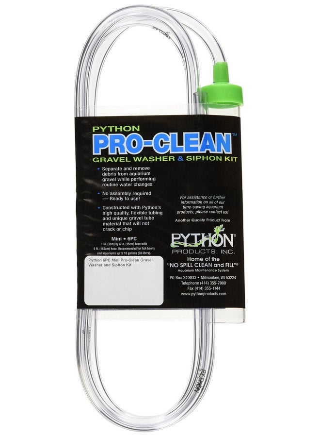 Python Python Pro Clean-Mini 1" x 6" Tube with 6 ft. Hose - Image 1