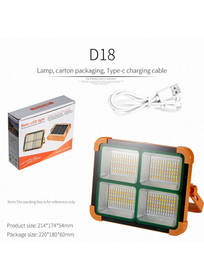 Multifunctional Work Light Outdoor Camping Portable Light Foldable Electric Display Digital Camping Light