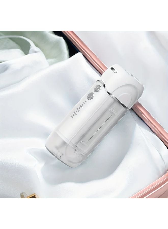 White Cordless Water Flosser Portable Oral Irrigator 5 Modes 4 Jets Teeth Cleaner For Braces Bridges Care - Image 3
