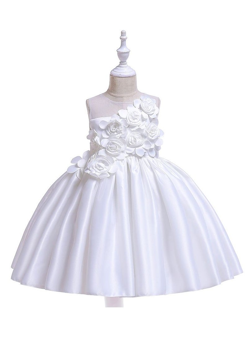 Flower Embellished Princess Dress - Image 1