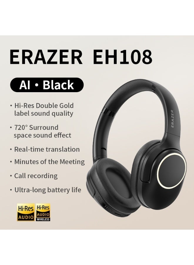 Erazer New EH108 Bluetooth Headphones with Heavy Bass and Noise Cancellation for Gaming Adjustable lighting - Image 2