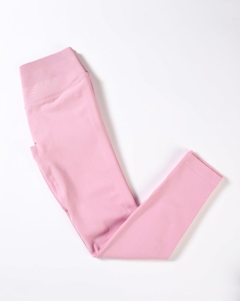 AUROLA Influence Workout Leggings for Women, Seamless Compression Tummy Control Leggings Mid Rise Yoga Pants,Sweet Pink,S - Image 5