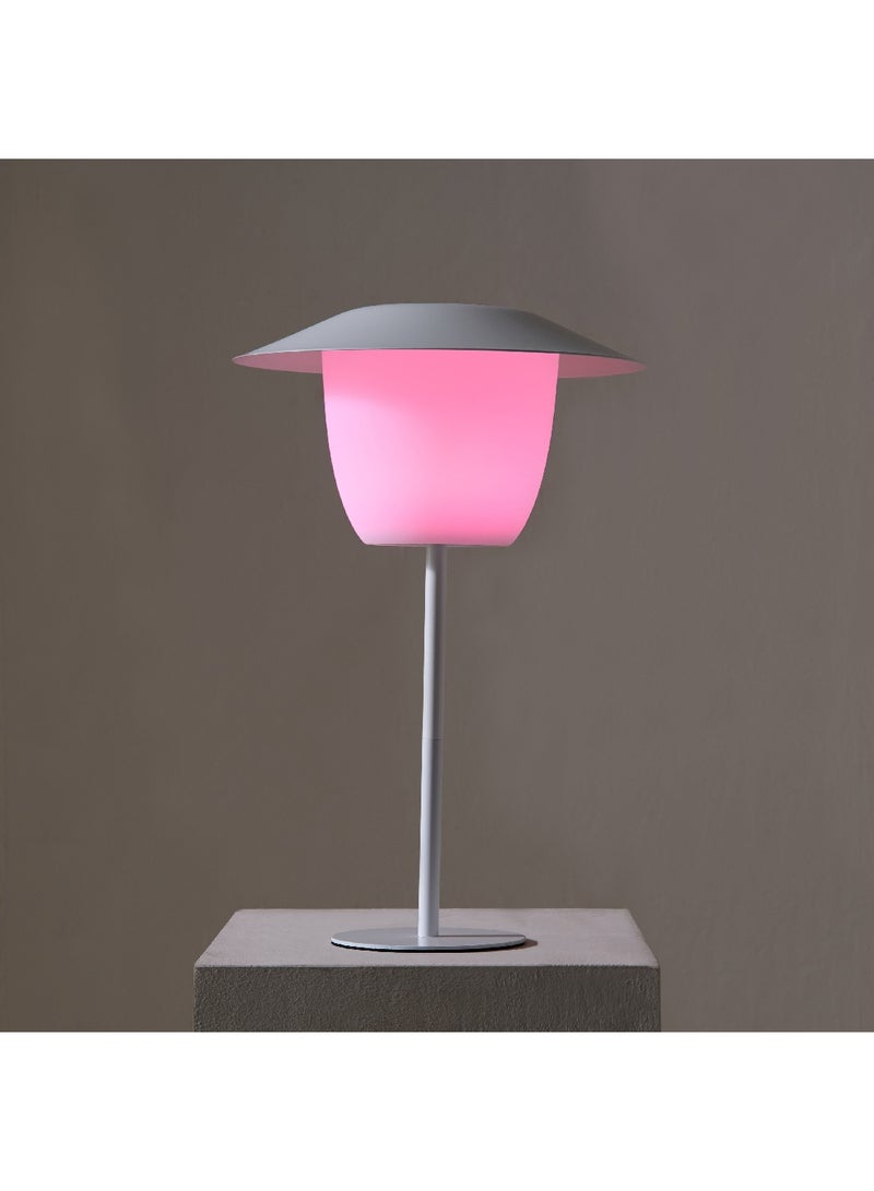 Home Box Solin Metal Solar RGB LED Table Lamp with Type-C Remote and 8-Hour Battery 28.5 x 44 x 28.5 cm - Image 3