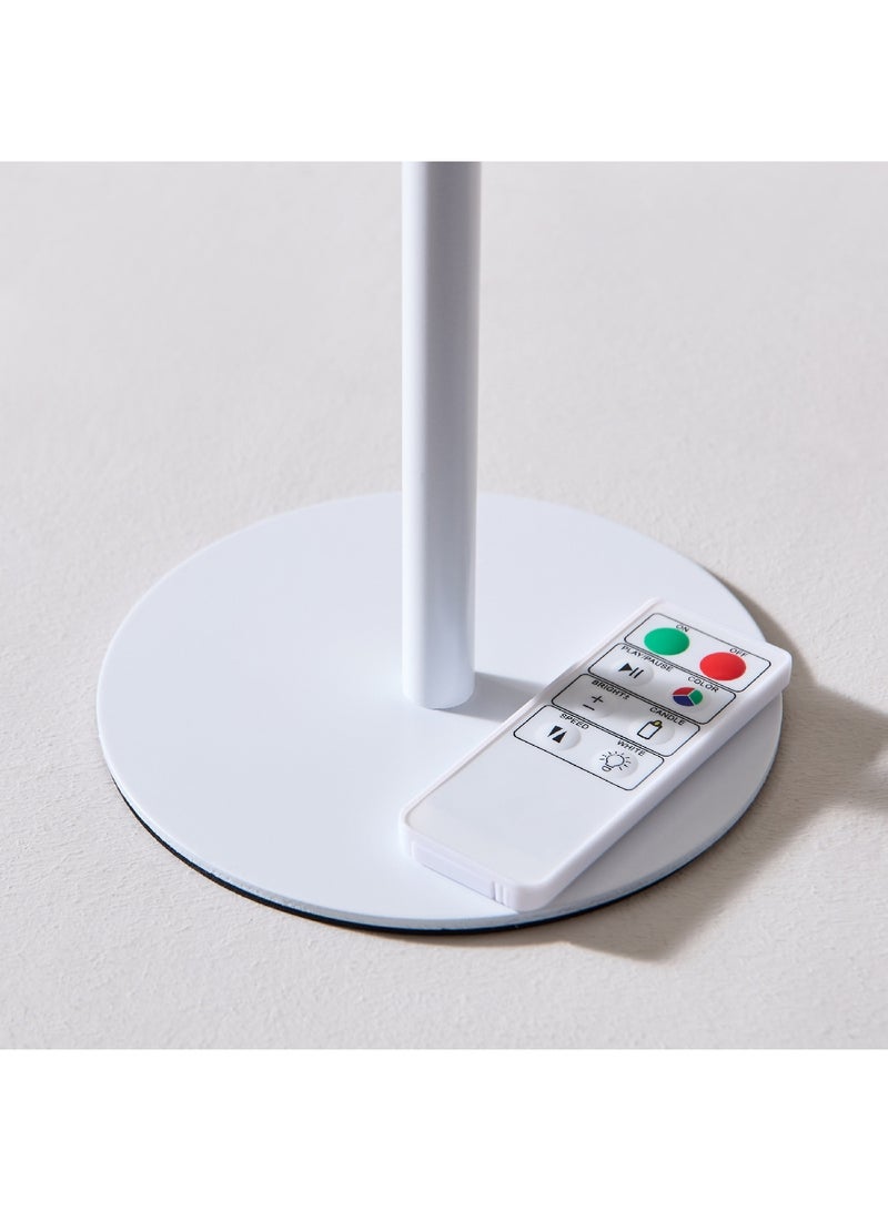 Home Box Solin Metal Solar RGB LED Table Lamp with Type-C Remote and 8-Hour Battery 28.5 x 44 x 28.5 cm - Image 5