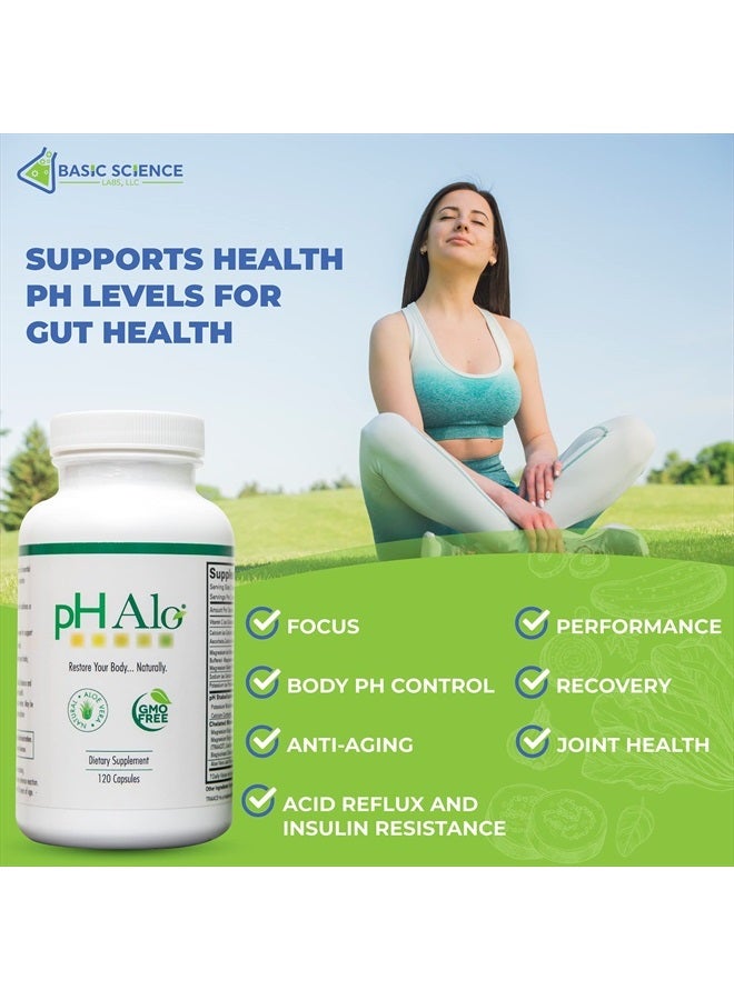 pHAlo pH Balance Supplement Pills - Magnesium, Bicarbonates Capsules for Alkaline Balance - Natural Treatment for Focus, pH Balance, Gut Health, Performance and Recovery - Image 5