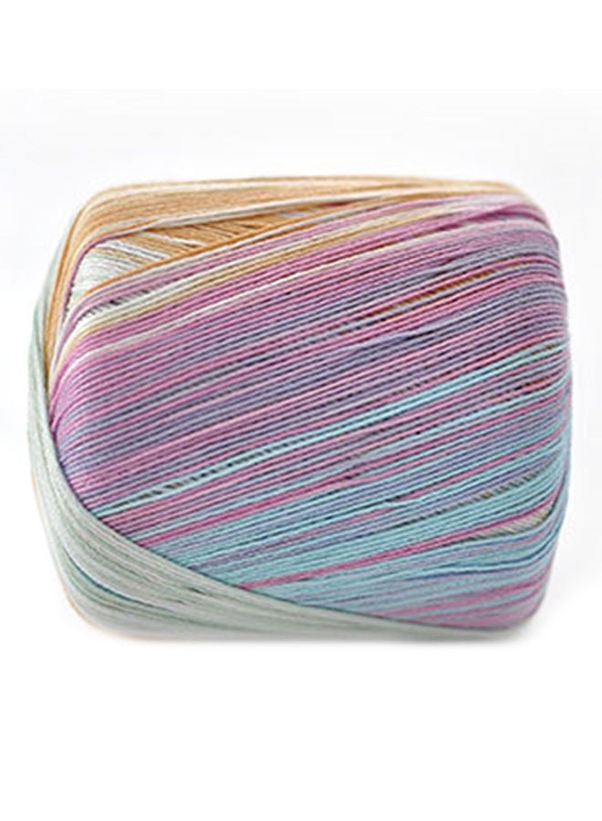 NIBEMINENT Handmade Crochet Hook Yarn Pure Cotton Fine Knitting Wool Multicolour